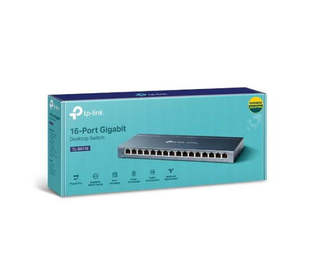 TP-Link 16p TL-SG116 (16x10/100/1000Mbit) - 724966 - zdjęcie 2